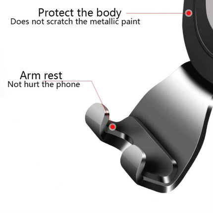 Car Phone Holder Air Outlet Snap-Type Gravity Universal Bracket(Gray)-garmade.com