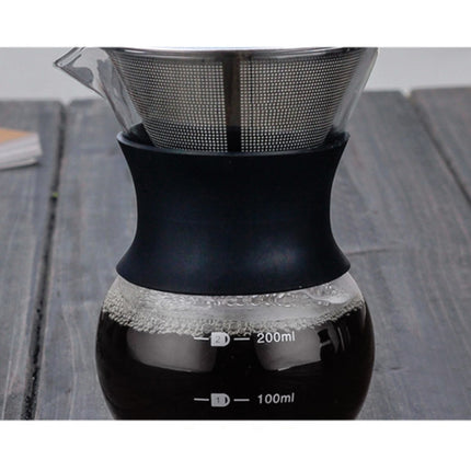 High Temperature Resistant Coffee Maker, Capacity:200ml, Style:With Strainer-garmade.com