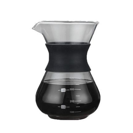 High Temperature Resistant Coffee Maker, Capacity:400ml, Style:Without Strainer-garmade.com