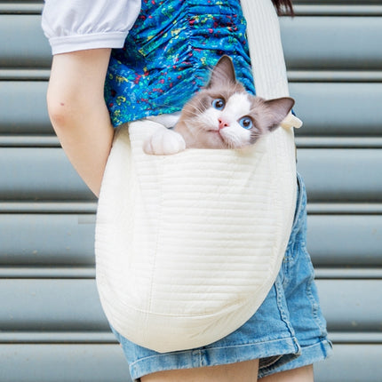 Pet Outing Messenger Bag Large Capacity Single Shoulder Bag, Size:S-garmade.com