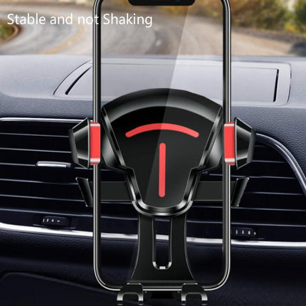 2 PCS Car Phone Holder Air Outlet Car Navigation Bracket Instrument Panel Bracket, Style:Air Outlet(Black)-garmade.com
