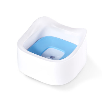 Pet Floating Drinking Bowl Without Wet Mouth Bowl Splash-Proof Drinking Bowl Pet Drinker(Blue)-garmade.com