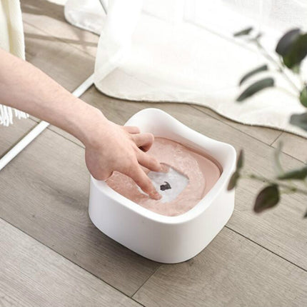 Pet Floating Drinking Bowl Without Wet Mouth Bowl Splash-Proof Drinking Bowl Pet Drinker(Morning Mist)-garmade.com