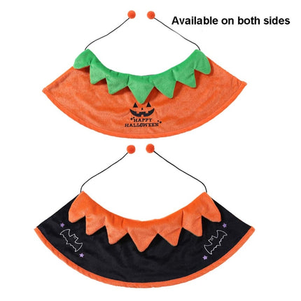 Halloween Pet Cloak Clothes Double-Sided Embroidered Dress Up Cloak, Size: S-garmade.com