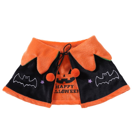 Halloween Pet Cloak Clothes Double-Sided Embroidered Dress Up Cloak, Size: S-garmade.com