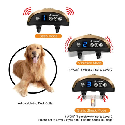 Digital Display Electronic Dog Training Device Pet Training Collar Bark Stop-garmade.com