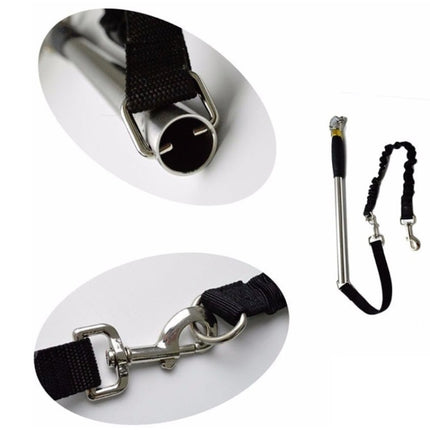 Bicycle Pet Traction Rope Leash with Spring Retractable-garmade.com