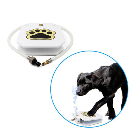 Pet Smart Fountain Automatic Drinking Fountain, Specification: Plastic Steel White Paint, Plug Specifications:US Plug-garmade.com
