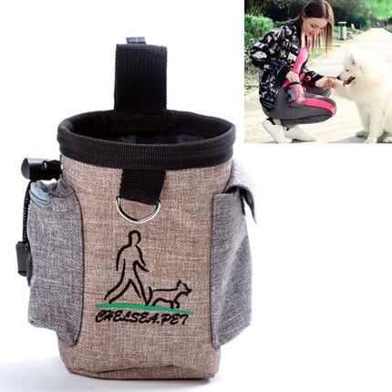 Pet Training Waist Bag Outdoor Multifunctional Snack Bag Pet Supplies(Ginger)-garmade.com