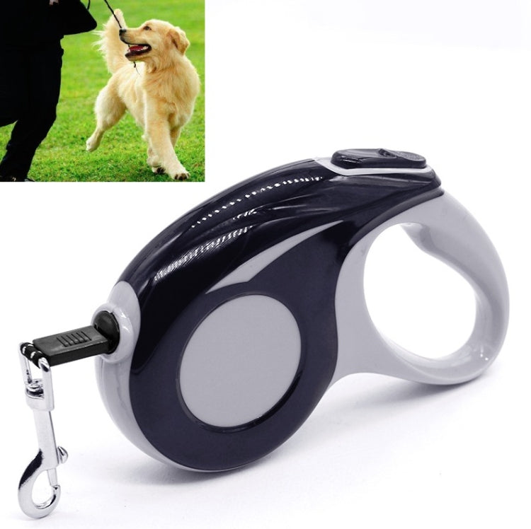 Automatic Pet Traction Device Household Dog Walking Retractable Traction Rope, Length:3m(Black)-garmade.com