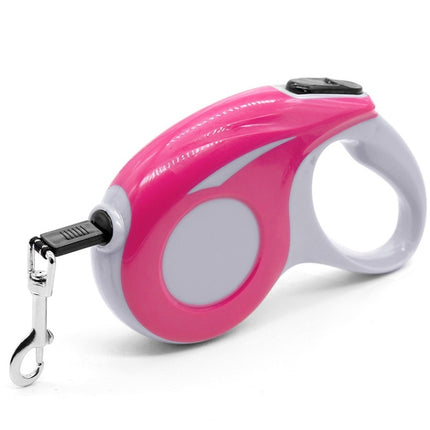 Automatic Pet Traction Device Household Dog Walking Retractable Traction Rope, Length:3m(Pink)-garmade.com