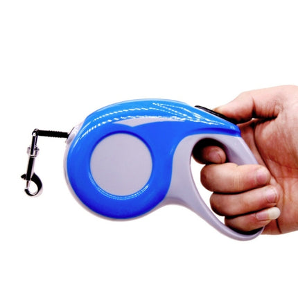 Automatic Pet Traction Device Household Dog Walking Retractable Traction Rope, Length:3m(Blue)-garmade.com