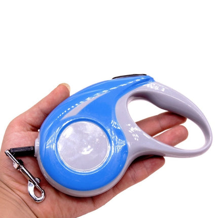 Automatic Pet Traction Device Household Dog Walking Retractable Traction Rope, Length:5m(Blue)-garmade.com