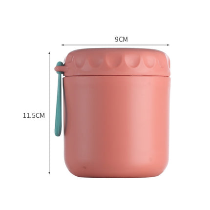 Stainless Steel Soup Cup Soup Pot Lunch Box Portable Thermos Cup(Red)-garmade.com