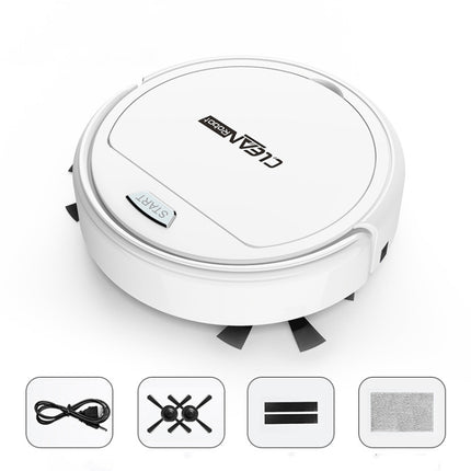 Household Intelligent Automatic Sweeping Robot, Specification:Standard Two Motors(White)-garmade.com