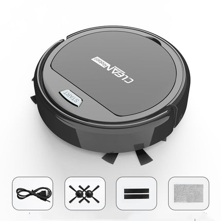 Household Intelligent Automatic Sweeping Robot, Specification:Standard Two Motors(Black)-garmade.com