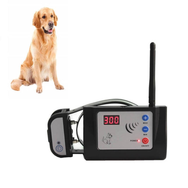 300 Meters Smart Wireless Pet Fence Waterproof Collar with Night Reflective Yarn Protective Fence, Specification: 450G-garmade.com