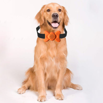 Automatic Voice Control Bark Arrester Collar Pet Supplies Trainer(Orange)-garmade.com