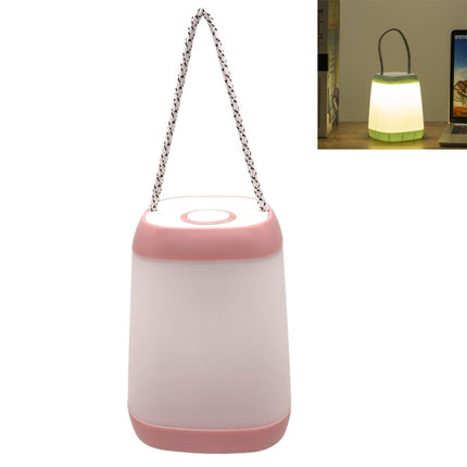 Portable Night Light Bedroom Baby Nursing Eye Protection Bedside Lamp, Style:USB Charging(Pink)-garmade.com