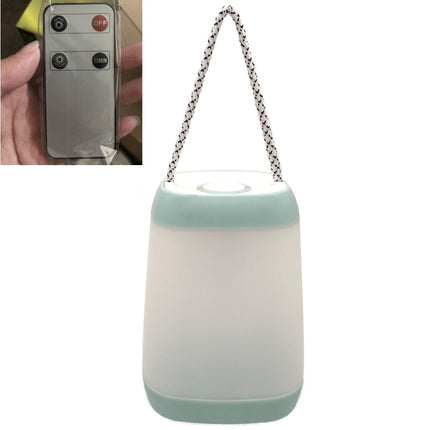 Portable Night Light Bedroom Baby Nursing Eye Protection Bedside Lamp, Style:Remote Control(Green)-garmade.com