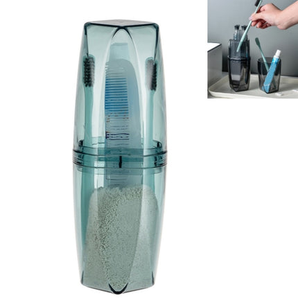 Portable Multifunctional Wash Cup Travel Large Capacity Toothbrushing Cup Set, Colour: Blue Suit-garmade.com