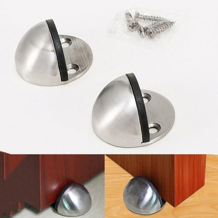 2 PCS Stainless Steel Door Stop Free Punch Door Top Cabinet Hardware Accessories-garmade.com