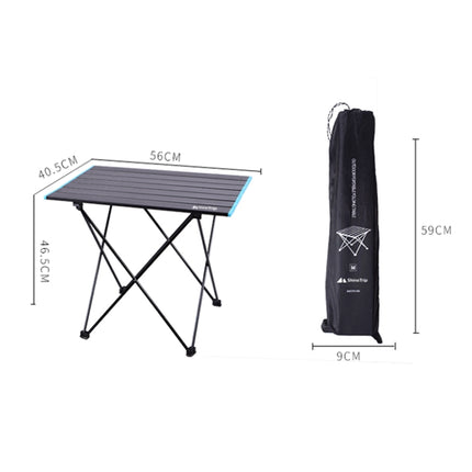 Outdoor Aluminum Alloy Folding Table Camping Picnic Portable Folding Table Barbecue Table Stall Small Dining Table, Size:Medium-garmade.com
