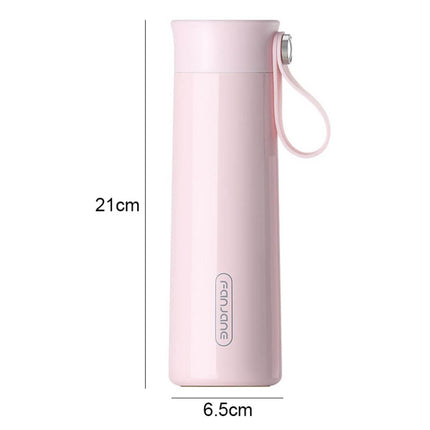 FANJANE Reminder Drinking Smart Thermos Cup(Pink)-garmade.com