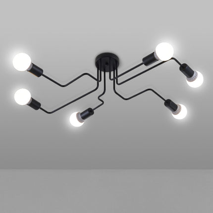 Modern Minimalist Shaped Spider Ceiling Lamp Chandelier, AC 220V, Light Source:without Bulb(4 Heads)-garmade.com
