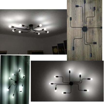 Modern Minimalist Shaped Spider Ceiling Lamp Chandelier, AC 220V, Light Source:without Bulb(8 Heads)-garmade.com