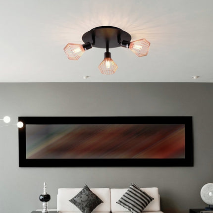 15W LED Bedroom Decoration Adjustable Lamp Three Heads Ceiling Spotlight(White Light)-garmade.com