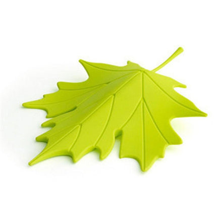 Maple Autumn Leaf Style Home Decor Finger Safety Door Stop Stopper(Green)-garmade.com