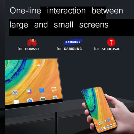 15.6 Inch Portable 1080P Display, Style:Battery Version-garmade.com