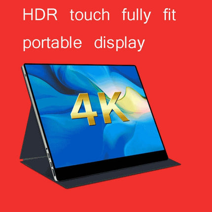 15.6 inch 4K Mobile Phone Notebook Portable Computer Expansion Screen, Style:Touch-garmade.com