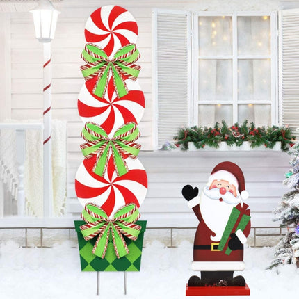 Christmas Festival Decorations Wooden Figure Desktop Decoration, Specification: Santa Claus Gift-garmade.com