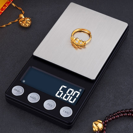 High-Precision Electronic Scale Mini Portable Jewellery Medicine Scale, Style:500g/0.1g-garmade.com