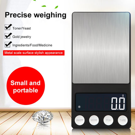 High-Precision Electronic Scale Mini Portable Jewellery Medicine Scale, Style:200g/0.01g-garmade.com