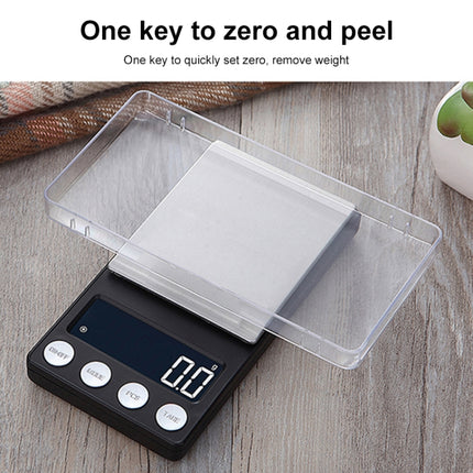 High-Precision Electronic Scale Mini Portable Jewellery Medicine Scale, Style:200g/0.01g-garmade.com