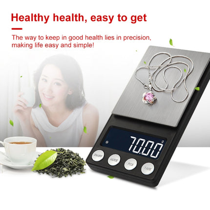 High-Precision Electronic Scale Mini Portable Jewellery Medicine Scale, Style:200g/0.01g-garmade.com