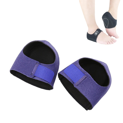 Heel Fatigue Shock Absorption And Warmth Gel Protective Cover, Size:S, Style:without Printing(Blue )-garmade.com