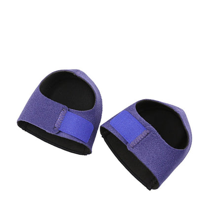 Heel Fatigue Shock Absorption And Warmth Gel Protective Cover, Size:S, Style:without Printing(Blue )-garmade.com