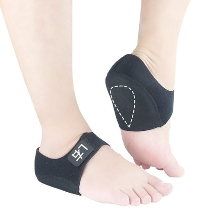 Heel Fatigue Shock Absorption And Warmth Gel Protective Cover, Size:S, Style:with Printing(Blue )-garmade.com