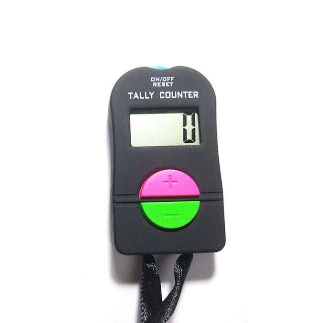Large-Screen Electronic Digital Display Counter Manual Counter with Lanyard(Can Add or Subtract)-garmade.com