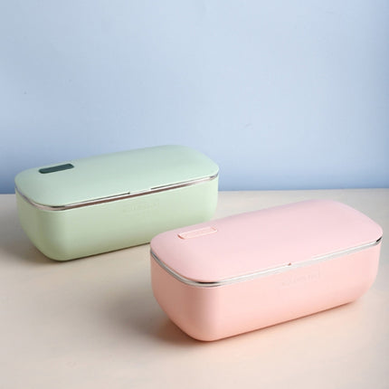 Water-Free Stainless Steel Heating Lunch Box CN Plug(Pink)-garmade.com