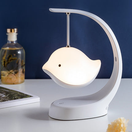 Bird Speaker Night Light Bedroom Bedside Music Desk Lamp, Style:Basic-garmade.com