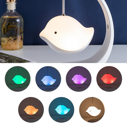 Bird Speaker Night Light Bedroom Bedside Music Desk Lamp, Style:Bluetooth-garmade.com