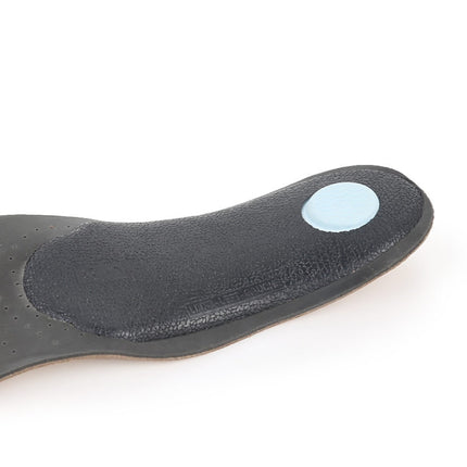 1 Pair Breathable Sweat-Absorbing And Shock-Absorbing Leather Arch Correction Insole, Size:39-40-garmade.com