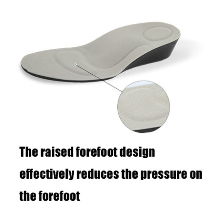 Sports Invisible Inner Heightening Insole, Style:1.5cm(L 40-45)-garmade.com