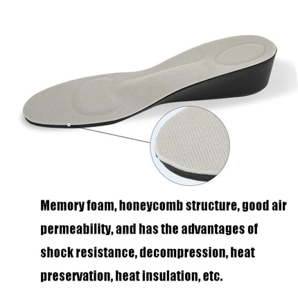 Sports Invisible Inner Heightening Insole, Style:3.5cm(S 35-40)-garmade.com