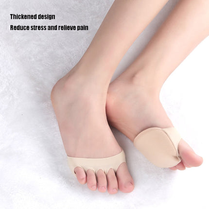 5 Pairs Thin Breathable And Sweat-Absorbent High Heels With Invisible Forefoot Socks, Random Color Delivery-garmade.com